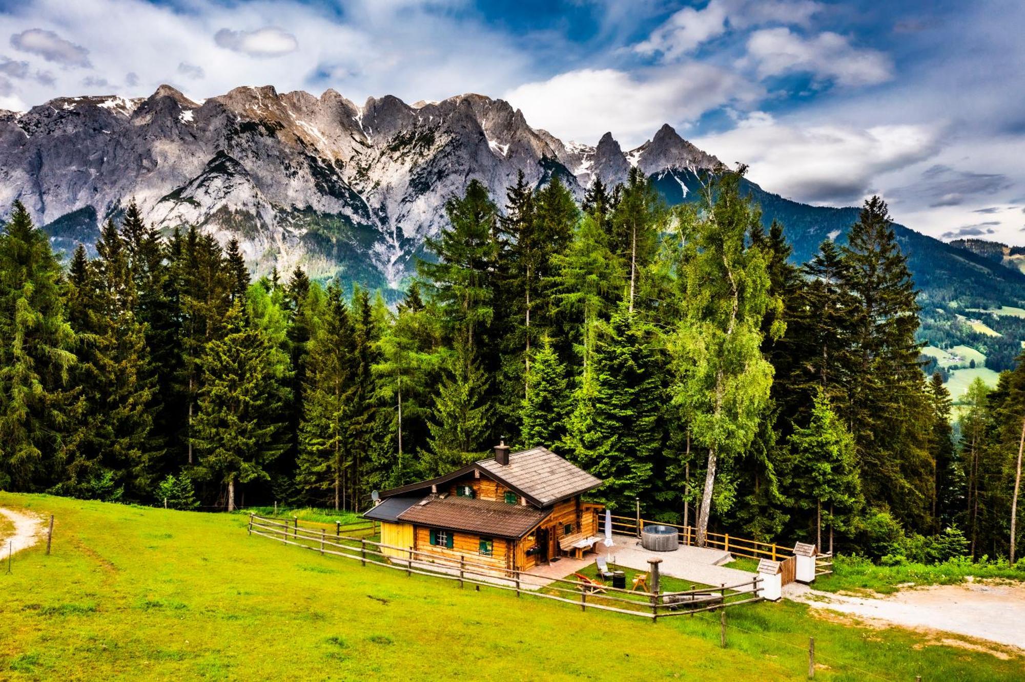 Villa Almfrieden Werfen Esterno foto